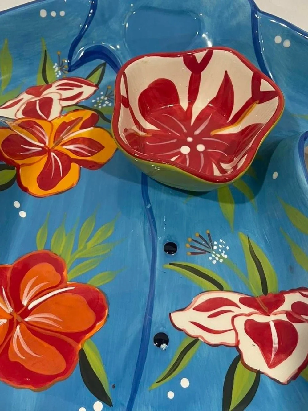 Hawaiian Shirt Serving Dish